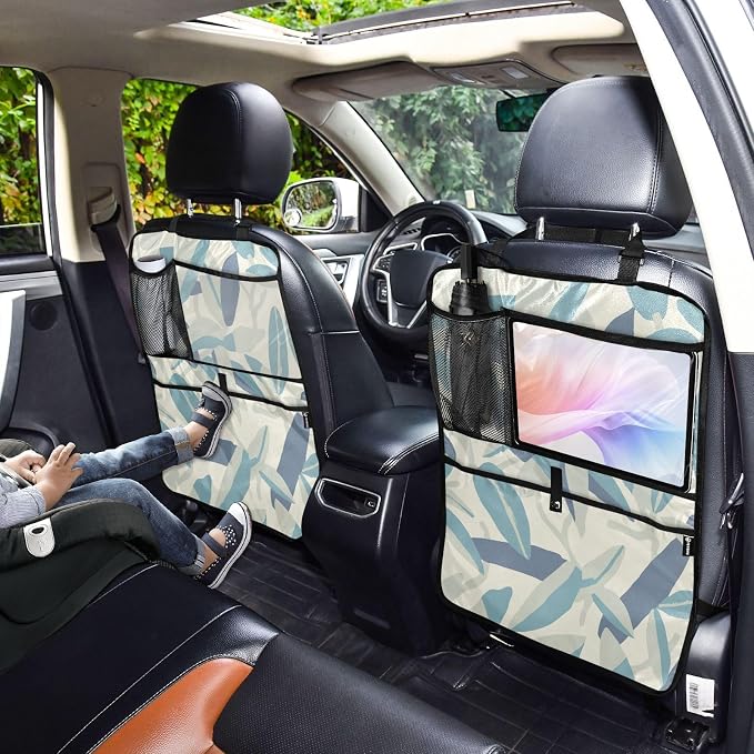 Kick Mats Backseat Protector with Anti Kick Design Offering Safety and Space for Backseat Essentials