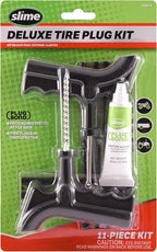 2040-A Tire Repair Plug Kit, Deluxe, Contains Strings, Tools and Glue, 11 Pieces