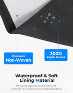 19-23 XP 1000 Windshield Cover 42"x25" Small Size Waterproof Compatible with Polaris RZR XP 1000 /RZR XP Turbo Transport Protector UTV Frost Sunshade Cover for Ice and Snow