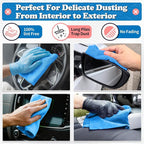 Shop Towels, Microfiber Cleaning Cloth Bulk, 200 Pack Microfiber Towels for Cars, All-Purpose Absorbent Cleaning Rags, Dust Cloth for Automotive, Mechanic, Garage, Bar, 11.5 x 11.5 inch