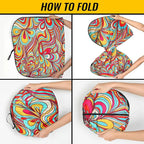 Car Windshield Sun Shade - Reflector Sunshade Offers Ultimate Protection for Car Interior, Cool Reflective Sun Blocker Fits Small Sedans, Mini SUVs