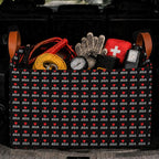 Jesus Car Trunk Organizer,20L Collapsible Auto Storage Basket with Handles, Waterproof Reusable Shopping Grocery Bags for SUV,Truck, Vintage Jesus Cars Boot Organizer Gifts for Women Men Drivers