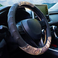 Mossy Oak Steering Wheel Cover with Comfort Grip; Heavy Duty 600D Oxford Material with Mossy Oak Break-up Country Camouflage; Fits All Large Trucks and SUVs with Steering Wheel Size 15.5" to 16"