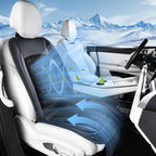Coverado Cooling Car Seat Cover, 12V-24V Ventilated Front Seat Cushion for Car, 3-Speed Adjustable Seat Cover for Summer Driving Seat, Universal Fit for Car SUV Truck Van