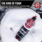 Adam’s Mega Foam (5 Gallon) - pH Neutral, Ultra Concentrated for Foam Cannon, Foaming Spray Gun, or Bucket – Safe for Wax, Sealants & Ceramic Coating – High Suds Car Cleaner