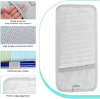 Trinkrittey Gray Car CD Case Holder Vehicle Sun Visor Organizer Vehicle Visor Storage Orangizer Large Capacity CD Visor Case with 12 DVD Storage Sleeves 1 Mesh Pocket 1 Pen Holder and Elastic Strap