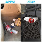 Car Garbage Bag Hanging Car Trash Can for Back Seat with Drawstring