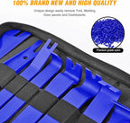 330Pcs Trim Removal Tool, Auto Push Pin Bumper Retainer Clip Set Fastener Terminal Remover Tool Adhesive Cable Clips Pry Kit Car Panel Radio Removal Auto Clip Pliers, Blue