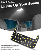 LED Light,Interior Dome Lighting Upgraded Accessory,6000K Pure White Light,Brightness Can Adjust,For Toyota Tacoma(3rd Gen,2016-2023),FJ Cruiser,4Runner,Rav4,Camry,Corolla,Highlander,Prius