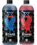Stars + Stripes: The Ultimate Touch Free Vehicle Wash, Removes Road Film, Grime and Oxidation, No Contact Wash for Trucks Fleets Equipment and Cars - 32 oz