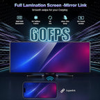Carplay Screen for Car, 10.26'' Upgrade Wireless CarPlay & Android Auto Car Play Screen with OTA Updates,1080P Backup Cam (with a Cam Bracket), GPS Navigation, Voice Control for All Vehicles