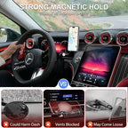 Car Phone Holder for Mercedes-Benz 2023–2026 GLC & 2022–2026 C-Class, 12.3-Inch Driver-Side Screen – Precision Fit, Strong Magnet, OEM-Style, No View Obstruction Phone Mount Compatible with MagSafe