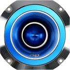 Heavy Duty Super Tweeter (ATR-4053-BLUE), 400 Watts, Die Cast Aluminum Frame, Candy Blue, Diamond Chrome Cutting Fnish, 1.5” Kapton Voice Coil, 4-8 Ohms