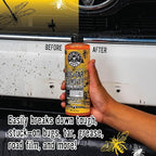 Bug and Tar Remover Fast Acting Car Wash - Heavy Duty Cleaner for Bugs, Tar, Grime, Tree Sap & Bird Droppings - Safe for Car Paint, Glass, Chrome, Plastic, All Exterior Surfaces - 16 oz