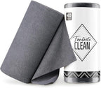 Microfiber Cleaning Cloth Roll -40 Pack, Tear Away Microfiber Towels, 12" x 12", Reusable, Washable, Scratch Free, Ultra Absorbent for All-Around Cleaning Supplies (DimGrey)