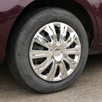 4-Pack 16 Inches Wheel Rim Cover Hubcaps,Redesign Fashion Style Replacement Hubcaps,Car Truck SUV Hub Accessories, Chrome