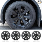 Wheel Cover for Tesla Model Y(2020-2024) 4PCS Hubcaps for Tesla Wheel Cover Model Y 19inch Knife Rim Full Cover Hubcaps Accessories (Knife Style, 19 inch)