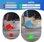 Car Seat Cushion, Car Seat Pillow, Automotive Cushion | Memory Foam Car Seat Cushion for Long Driving, Butt Pillow for Pain Relief, Driver Seat Cushion for Car, Office, Dark Gray