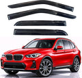 KPY Rain Guards Fit for 2018-2024 BMW X3, Out-Channel Window Visors Vent Wind Deflectors 4PC, Car Accessories for 18-24 BMW X3