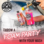 CWS21564 Sticky Snowball Ultra Snow Foam Car Wash Soap (for Foam Cannons, Foam Guns or Bucket Washes) for Cars, Trucks, Motorcycles, RVs & More 64 fl oz (Half Gallon) Cherry Scent
