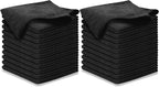 Premium 300GSM Microfiber Cleaning Cloth - 12.5"x12.5" High Performance - 1200 Washes, Ultra Absorbent Microfiber Towels for Cars Undercarriage, Rims & Engine Bay Cleaning - Microfiber Cloth