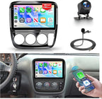 4G+128G Android Car Stereo for Honda CRV 1997-2001 with Wireless CarPlay Android Auto, 9 Inch Touchscreen Car Radio Mirror Link GPS Navigation WiFi Bluetooth FM RDS EQ SWC Backup Camera