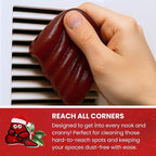 Car Cleaning Gel Putty - Christmas Spice Scented Interior Detailing Tool for Cup Holders, Air Vents & Keyboard - Reusable Auto Detailing Accessories - Dust Remover Goop