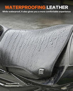 Motorcycle Heated Seat Cushion Electric Heated Seat Pad for Motorcycle, Snowmobile, and ATV with Universal Fit