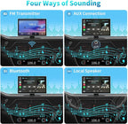 9" Wireless Apple Carplay Screen for Car,with 4K Dash Cam | and 1080p Backup Camera,Apple Carplay & Android Auto with DVR,GPS Navigation Mirror Link,Bluetooth,FM, Siri