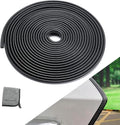 65.6ft (20m) No Glue Car Door Edge Guards Black | Stop parking lot dings, U-shaped rubber, fits sedans trucks SUV, fade-resistant, protect against paint chips & scratches
