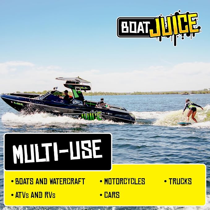 2in1 Boat Glass Cleaner & Anti-Fog Spray | Boat Cleaner for Glass, Windows, & Electronic Screens | Lemon Drop Scent | Marine Detailing & Cleaning Supplies, Accessories | Made in USA (16oz)