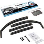 in-Channel Incredibly Durable Rain Guards for Toyota Tacoma 2016-2023 Double Cab, Truck Accessories, Vent Window Visors, Vent Deflector, Original Window Deflectors, 4 pcs - 616173