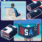 2 Pack Car Seat Towel Covers Athletic Running Towel Performance Microfiber Post Workout Sweat Washable Cover Non Slip for Seat Outdoor Sport (USA)