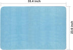 Microfiber Towels for Cars, 35.4" x 23.6" Car Drying Towel, Blue Reusable Car Towel, Quick Drying Car Microfiber Cleaning Cloth for RVs, SUVs, Trucks
