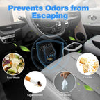 Car Trash Can, Dedicated Garbage Can for with Lid, Odor-Proof Car Garbage Bin Automotive Center Console Organizer for Hyundai Ioniq 5 2022-2024 Interior Accessories(Not for 2025+/N Line)