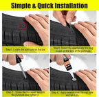 40 PCS Tire Plugs Screw Type with 2 Tubes of Tire Sealant Glue, Reliable Screw in Tire Repair Plugs with a Screwdriver, Quick Tool Tire Plugs, Screw Tire Plug Kit for Car Motorcycles Trucks Tractors