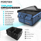 Trunk Organizer For SUV Car Trunk Organizer, Foldable Storage, Car Accessories for Women Men, Collapsible Bag, 600D Oxford, Non Slip Bottom, Straps, Soft Cover (50L)