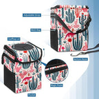 Car Trash Can – Lightweight and Portable with Durable Water-Resistant Coating, No Installation Required, Practical and Ample Capacity,Car Accessories Interior Car Organizer. Cactus