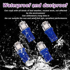10 PCS Car Interior LED Light Bulb, T10 5050 5SMD LED Car Bulb Kit, Super Bright Automotive Led Replacement Bulbs for Dashboard Dome Map Door Courtesy License Plate Lights (Blue)