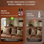 Suede Conditioner and 3-in-1 Leather Cleaner and Conditioner,for Car Interiors, Apparel, Furniture, Boots