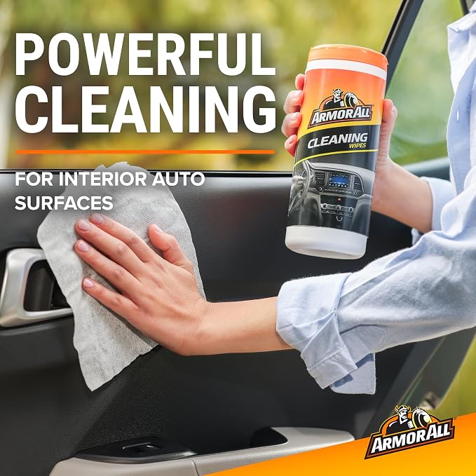 Car Interior Value Pack, 90 Count, Includes Auto Glass Cleaner, Cleaning Wipes and Protectant Wipes
