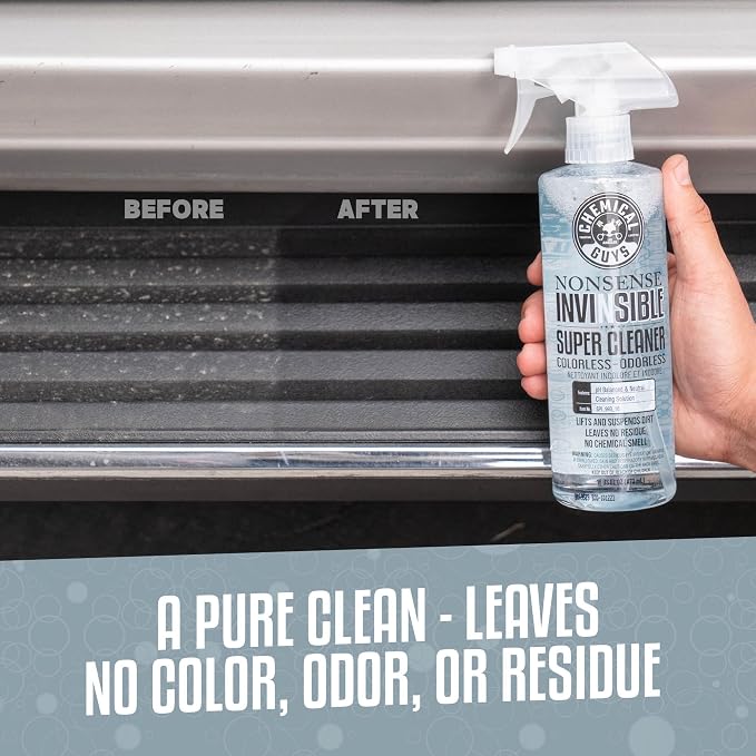 Nonsense, Odorless Cleaner For Car Interior and Exterior All Purpose Cleaning Spray for Vinyl, Rubber, Plastic, Carpet, Upholstery, and Engine Bays Foaming Deep Cleaning Formula 16 oz