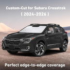Windshield Sunshade Compatible for Subaru Crosstrek 2024 2025 2026, Sun Visor for Front Windshield & Window Sun Shade Cover, UV Heat Blocker & Protector, Car Accessories