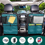 Seat Back Protector Strong Blue Kick Mats Back Seat Protector, Automobile Seat Cover Protector