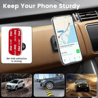 for MagSafe Car Mount Charger iPhone Wireless Car Charger, Stick on Dashboard Magnetic Phone Holder Mount for iPhone 17 Pro Max 16 15 14 Series, 15W Fast Charging, Aluminum Shell