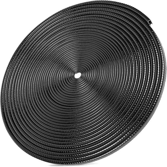 82Ft(25M) Long Car Door Edge Guards,U Shape Edge Trim Rubber Seal Protector Rubber Car Door Protector Car Protection Door Edge Non-Collision Rubber Clips Fit for Most Car, Black