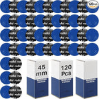 120 Pcs Heavy Duty Tire Patches Radial Patch Round Fast Repair Cold Tyre Puncture Repair Kit for Car Truck Motorcycle Automobile Bike Inner Tire (45 mm)