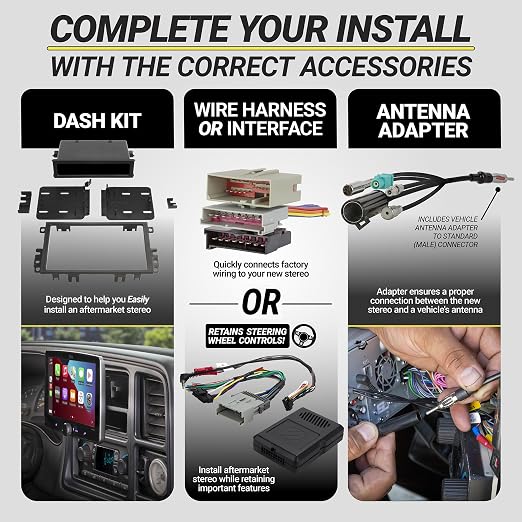 TA2088B Double DIN Radio Install Dash Kit Compatible with Select 2004-2010 Toyota Sienna Minivan - Aftermarket Car Stereo Installation Kit - Factory Match - See Guide in Images for Vehicle Fit