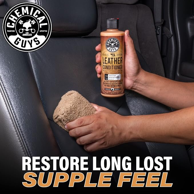SPI_401 Vintage Series Leather Conditioner Car Interiors, Furniture, Apparel, Sneakers, Boots, and More (Works on Natural, Synthetic, Pleather, Faux Leather and More), 128 fl oz (1 Gal)