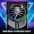 Upgrade1600W Under Seat Subwoofer | 10" Slim Car Sub with Built-in Amp, RGB LED Lights, APP Control | Independent Bass Knob, LPF, Gain, Bass Boost | High Output Deep Bass Distortion-Free Audio